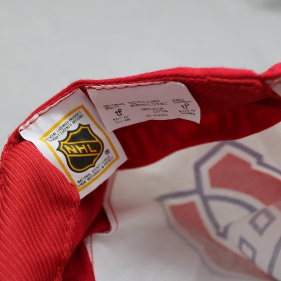 Montreal Canadiens Hat (VTG) - Painter Style Cap - By Ted Fletcher - Picture 9 of 9